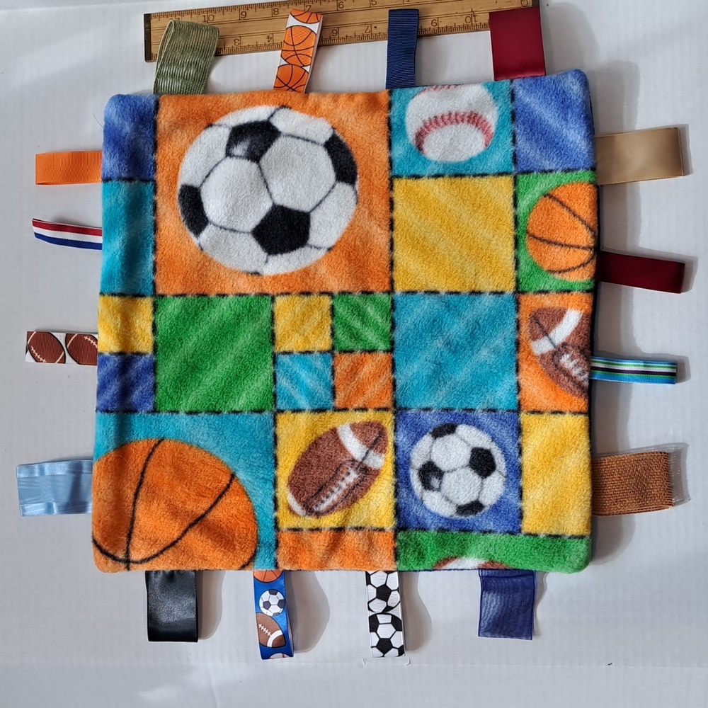 Handmade taggie blanket NWOT
